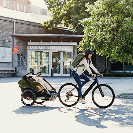 Przyczepa rowerowa multisport / wózek dziecięcy do roweru Thule Chariot Cab Double – dwuosobowy