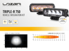 Zestaw lamp LED do grilla Lazer Lamps 2 × Triple-R 750 — Volkswagen Amarok 2023+