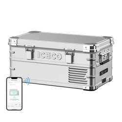 Lodówka kompresorowa ICECO APL20 20 l 12/24 V – srebrna