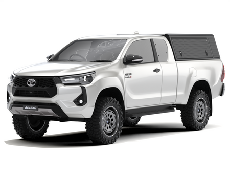 Zabudowa Alu-Cab Hardtop "Guard" Toyota Hilux Revo (2016+) Extra Cab z ryflowaną blachą