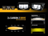 Zestaw modernizacji oświetlenia Lazer Lamps 2 × Carbon-2 DRIVE — Toyota Land Cruiser 250 / Prado (2024+)