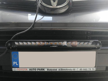 Mocowanie Lazer Lamps przy tablicy rejestracyjnej Gen2 — komplet dwóch uchwytów