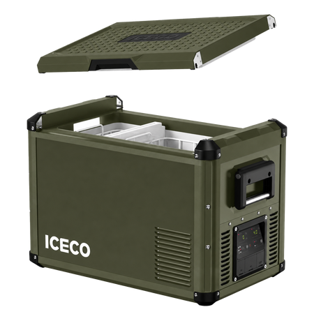 Lodówka kompresorowa ICECO VL45PROD 45 l 12/24 V Dual Zone – oliwkowa