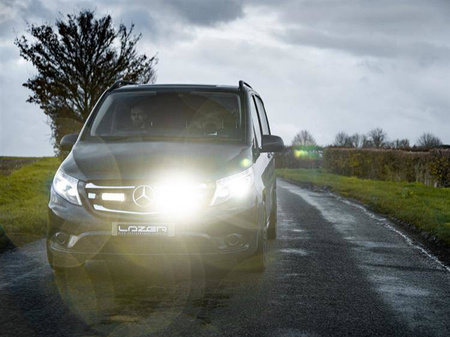 Zestaw dwóch lamp LAZER TRIPLE-R 750 Elite (Gen2) z systemem montażu w fabrycznym grillu - Mercedes-Benz Vito (2014 - 2020)