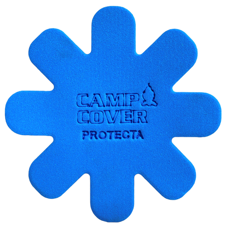 Przekładki ochronne do naczyń Camp Cover Protecta — 4 szt., 9,5 cm — kolor niebieski