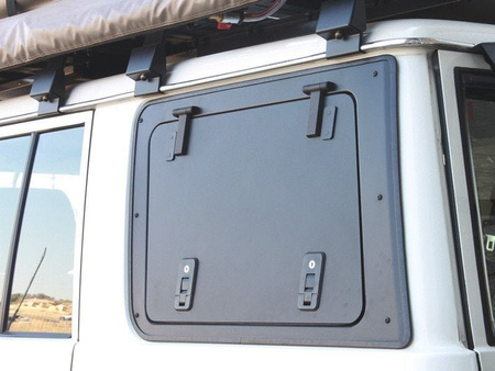 Lewe okno uchylne Front Runner Gullwing aluminium do Toyota Land Cruiser 76 – GWTL003