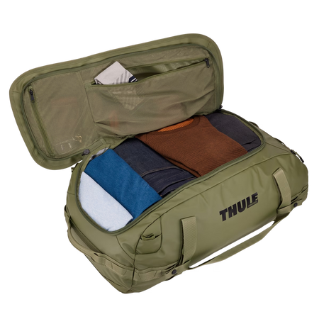 Torba podróżna Thule Chasm 70 l typu 2 w 1 – torba / plecak – oliwkowa