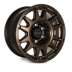 Felga aluminiowa Evo Corse DakarSuperZero 8.5x17" do off-roadu i rajdów terenowych - brązowa matowa - Toyota