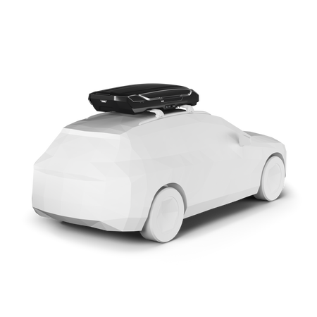 Box dachowy Thule Motion 3 L Low 370 l – czarny z połyskiem