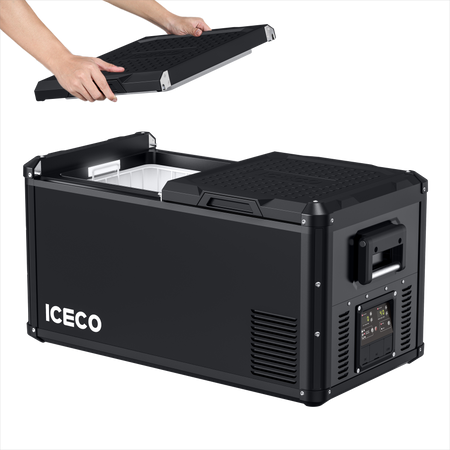 Lodówka kompresorowa ICECO VL75PROD 75 l 12/24 V Dual Zone – czarna