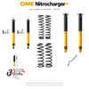 Zestaw zawieszenia OME Nitrocharger+ – Jeep Wrangler JK Unlimited V6 benzynowy 2006–2008 LHD, 100 mm, średnie obciążenie tyłu, terenowy