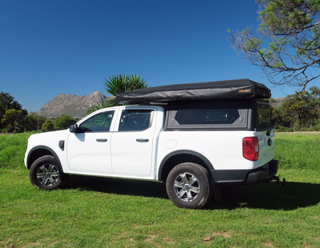 Zabudowa Alu-Cab Hardtop Canopy "Contour" Ford Ranger 2012 - 2022 Double Cab z oknami bocznymi