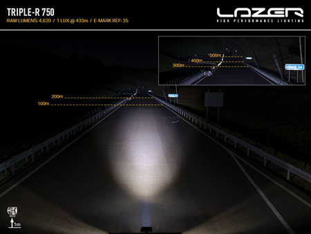 Listwa świetlna LED Lazer Lamps Triple-R 750 Gen2, ze światłem pozycyjnym