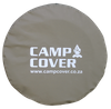 Pokrowiec na koło zapasowe Camp Cover z nadrukiem odblaskowym — do 73 cm — kolor khaki