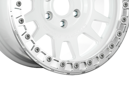 Felga aluminiowa Evo Corse Dakar BL Forged 9x17" do off-roadu i rajdów terenowych - biała - Toyota