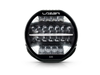 Okrągła lampa LED Lazer Lamps Sentinel 9″ Elite — czarna, ze światłem pozycyjnym