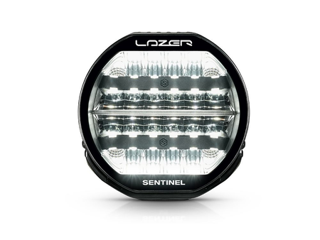 Okrągła lampa LED Lazer Sentinel 9” Highline Gen2 ze światłem pozycyjnym - czarna