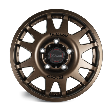 Felga aluminiowa Evo Corse DakarZero 8x17" do off-roadu i rajdów terenowych - brązowa matowa - Toyota
