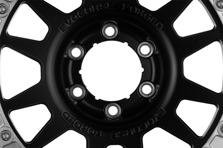 Felga aluminiowa Evo Corse Dakar BL Forged 9x17" do off-roadu i rajdów terenowych - czarna matowa - Toyota