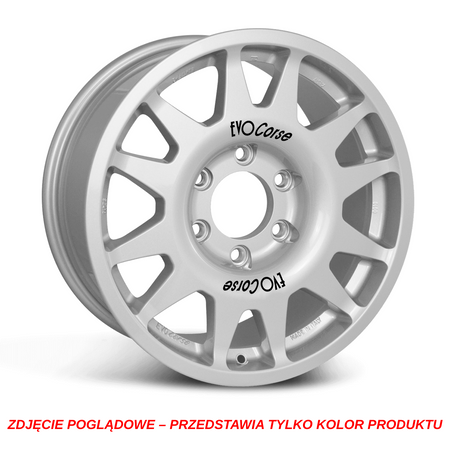 Felga aluminiowa Evo Corse DakarZero 8.5x18" do off-roadu i rajdów terenowych - srebrna - Lexus, Toyota