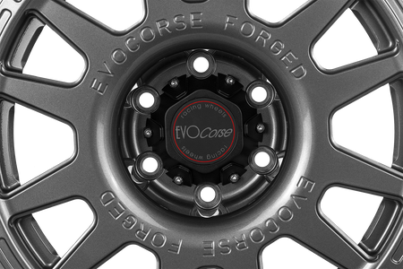 Felga aluminiowa Evo Corse DakarForged 8.5x17" do off-roadu i rajdów terenowych - czarna matowa - Toyota