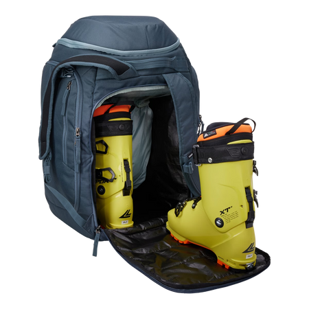 Plecak na buty narciarskie i snowboardowe Thule RoundTrip Boot Backpack 60L - szaroniebieski ciemny łupek