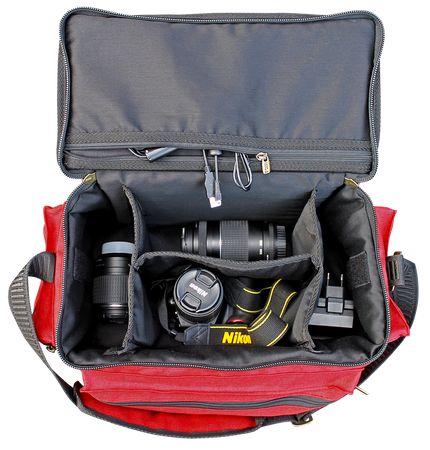 Torba fotograficzna Camp Cover Camera Bag — kolor czerwony