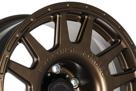 Felga aluminiowa Evo Corse DakarForged 8.5x17" do off-roadu i rajdów terenowych - brązowa matowa - Toyota