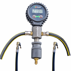 INDEFLATE Two Hose Unit z cyfrowym manometrem