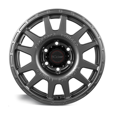 Felga aluminiowa Evo Corse DakarForged 8.5x17" do off-roadu i rajdów terenowych - antracytowa - Toyota