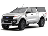 Zabudowa Alu-Cab Hardtop "Guard" Ford Ranger (2012-2022) Double Cab z ryflowaną blachą