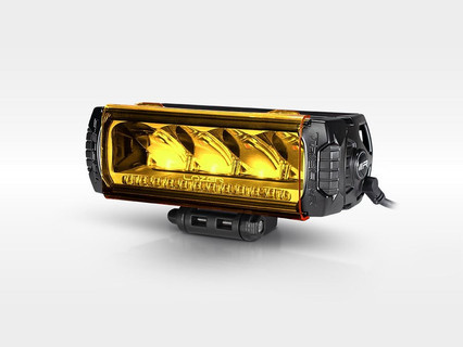 Osłona soczewki Lazer Lamps Triple-R — bursztynowa, Snap-fit