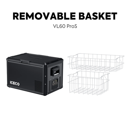Lodówka kompresorowa ICECO VL60PROS 60 l 12/24 V – szara