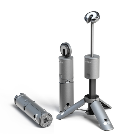 Teleskopowa lampa LED ouTask  - jasnoszara