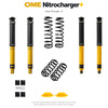 Zestaw zawieszenia OME Nitrocharger+ – Jeep Wrangler JL 4-drzwiowy 3.6 V6, 50 mm, pod sam zderzak, stałe 150 kg z tyłu, mocniejsze tłumienie przodu