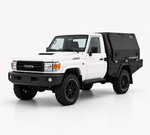 AluBlack Platforma ładunkowa z zabudową 3/4 do Toyota Land Cruiser 79 z pojedynczą kabiną