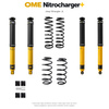 Zestaw zawieszenia OME Nitrocharger+ – Jeep Wrangler JL 2-drzwiowy 3.6 V6, 50 mm, przód z cięższym osprzętem, średnie obciążenie tyłu