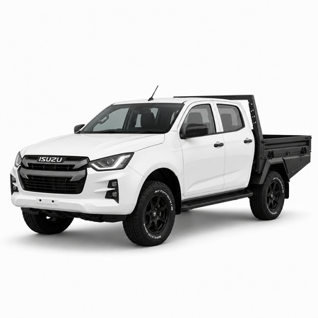 AluBlack Platforma ładunkowa z opuszczanymi burtami do Isuzu D-Max 2023+ z podwójną kabiną