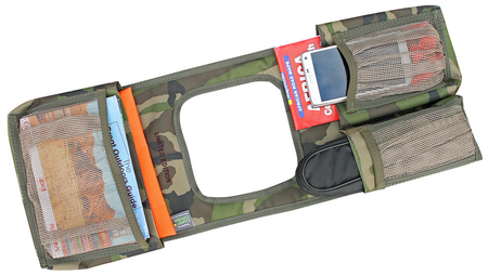 Organizer na tunel środkowy Camp Cover Gear Saddle — Standard — wzór maskujący
