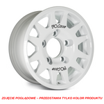 Felga aluminiowa Evo Corse DakarZero 8x16" do off-roadu i rajdów terenowych - biała - Toyota