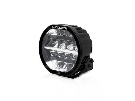 Okrągła lampa LED Lazer Lamps Sentinel 7″ Elite — czarna, ze światłem pozycyjnym
