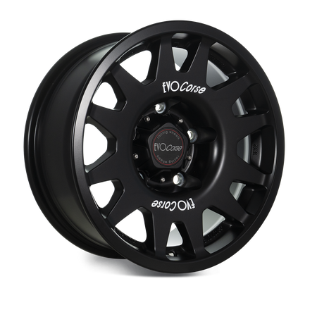 Felga aluminiowa Evo Corse DakarZero 7x16" do off-roadu i rajdów terenowych - czarna matowa - Toyota