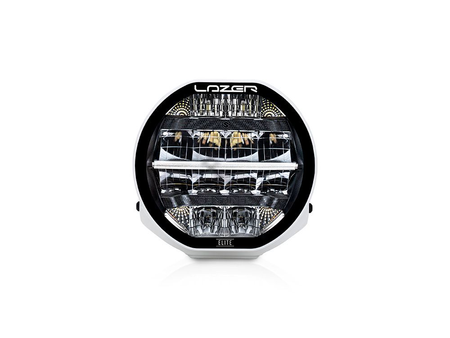 Okrągła lampa LED Lazer Lamps Sentinel 7″ Elite — biała, ze światłem pozycyjnym