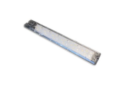 Lampka LED Alu-Cab do zabudowy – światło białe i czerwone