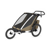 Przyczepka rowerowa dla dziecka Thule Chariot Cross 2 Double – khaki
