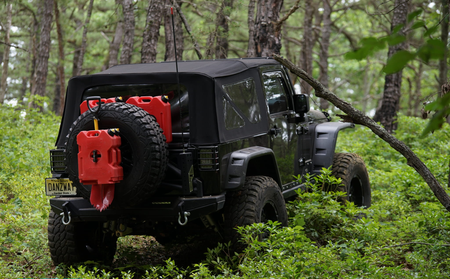 Mocowanie Rotopax do koła zapasowego Jeep Wrangler