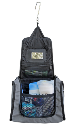 Kosmetyczka wisząca Camp Cover Safari Wash Bag — kolor grafitowy