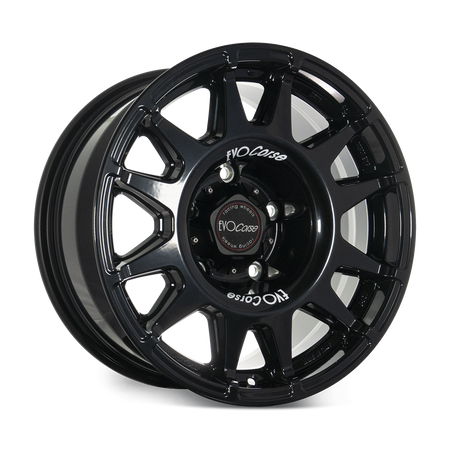 Felga aluminiowa Evo Corse DakarSuperZero 8.5x17" do off-roadu i rajdów terenowych - czarna z połyskiem - Toyota
