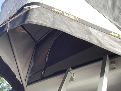 Tunel wejściowy do namiotu James Baroud Space - lewa strona LHS