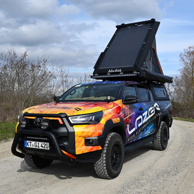 Elastyczny panel solarny "Panda" do namiotów dachowych Alu-Cab, zabudów dachowych i kamperów – 300 W